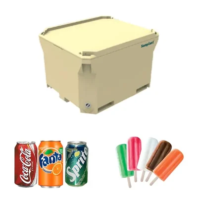 Seaplast Rotational Moulded Double Wall Insulated Bin, 660 Litre