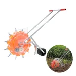 Agriculture Manual Hand Operated Seeding Machine, 12 Teeth Manual Seeder, Plant Seed Spreader, Garden Tool