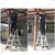 Youngman 3-Step Aluminum Single-Side Self-Supporting Ladder Including Tool Storage Platform at The Top
