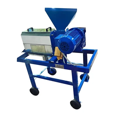 Semi Automatic 2 Ton/hr Cow Dung Dewatering Machine 5HP Single Phase