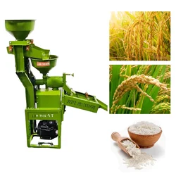 Double Vibration Type 4 in 1 Mini Rice Mill, 180-220 Kgs/Hr Capacity