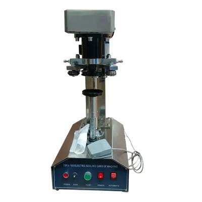Semi Automatic Can Sealer Machine 15 to 30 Container Per Min Capacity