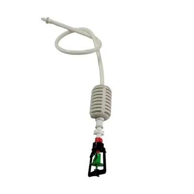 Rotating Sprinkler of 8mm size with a hanging port of 58cm length, used for watering in greenhouses (Pack of 3)