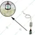 Rotating Sprinkler of 8mm size with a hanging port of 58cm length, used for watering in greenhouses (Pack of 3)