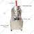 Heavy Duty No.12 Semi Automatic Commercial Juicer Machine with 0.5HP Motor, Stainless Steel Body With 4.5 inch Hopper Dia