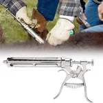 Semi Automatic Metal Syringe For Veterinary Animals 20 ml Capacity