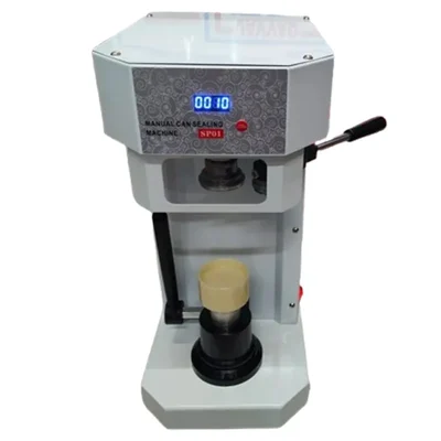 Semi-Automatic 55mm Diameter Tin Can Sealing Machine for Softy, Slush Cans
