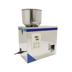 Tabletop 10gm to 100gm Stainless Steel Body Granule Filling Machine With Single Vibrator