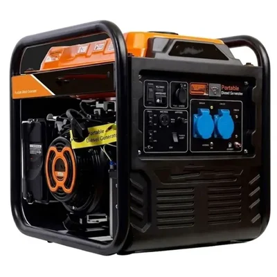 Premium Quality Petrol Generator 3.2kVA 212CC Recoil Start Portable Backup with 3-in-1 VFT Meter
