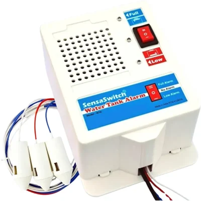SensaSwitch (Model-WTA) Water Tank Level (Full/Low) Alarm with Water Sensor - 1 Year Warranty