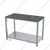 Vinayak Machine 45x24x34 inch, Extremely heavy and stable Stone Top Service Table with Rack
