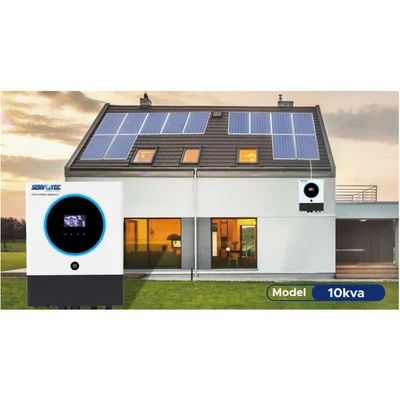SERVOTECH 10KVA Amalgam Series Hybrid On Grid & Off Grid Solar Inverter For Home & Office With 2 Year of Warranty