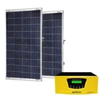 Servotech Solar 1kW PWM Inverter with 110W Poly Panel