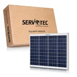 Servotech 50 Watt Durable Polycrystalline Solar Panel lPV Module for Home, Office & Lawn 25-Year Performance Warranty