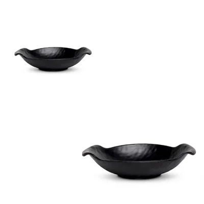 Melamine Heavy-Duty 8" & 9" Eva Kadai Set for Elegant Dining (Pack of 2)