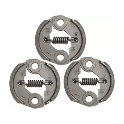 3 Pieces of Heavy Metal Clutch for 31CC / 35CC / 43CC / 52CC Engine Brush Cutter