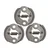 3 Pieces of Heavy Metal Clutch for 31CC / 35CC / 43CC / 52CC Engine Brush Cutter