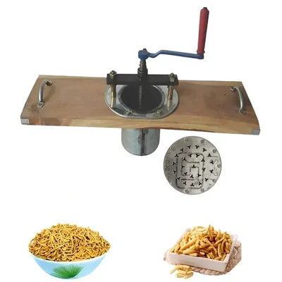 Vinayak Machines Commercial Hand Operated Sev Machine with Murukku Jali