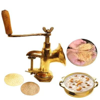 Manual Vermicelli / Sewiyan Machine (Big) with 2 Jali for Domestic Purposes