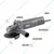 SGW 100mm (4") 1300 Watt Powerful Angle Grinder With 2-Position Handle, 12000 RPM (S-2105)