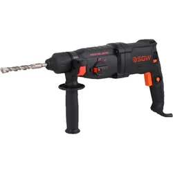 SGW 26mm 1100 Watt Powerful Rotary Hammer With Drill Bits & Accessories, 1300 RPM (S-2151)