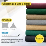 FREXXA HDPE Fabric Sun Shade Net 90% Protection from Sun & UV Ideal for Outdoor, Garden, Balcony, Parking, 10 x 50 Ft
