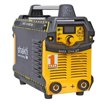 Shakti Technology 300A IGBT Inverter Type Welding Machine with 1 & 2 Phase Operation, 1 Year Warranty (MMA-QN 4.0T)