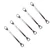 5 pc pack 25mm X 28mm-Premium Quality Shallow Offset Ring Spanners