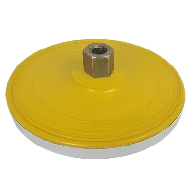 Sharp Gold 13000 RPM Valcro-Pad for Wood, Metal & Stone (Pack Of 5 Pcs)