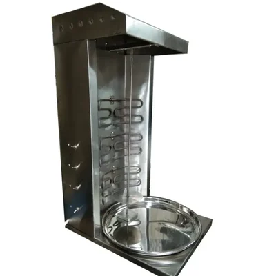 Electric Shawarma Machine Full Cabinet, Stainless Steel Body, 33x20x24 inch Dimension