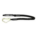 ISSAFE (ISF-64) Shock Absorbing Lanyard with Energy Absorber, Loop and Scaffolding Hook