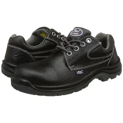 Allen Cooper 1265 Electric Shock Resistant Black Work Safety Shoes(Size-6 No)