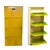 Expert 4.49 x 2.31 x 1 Feet 4 Shelves Wall Mounted Shoe Rack (Yellow & Ivory Color)