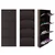 Expert 4.49 x 2.31 x 1 Feet 4 Shelves Wall Mounted Shoe Rack ( Brown Color)