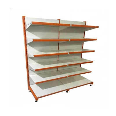 Premium Quality 6 x 2 Feet 6 Shelves Slotted Channel Display Rack - Set Of 2