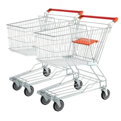 Big Apple 60 L Capacity Asian Type Shopping Trolley (BA-AS60)(Pack-2 Pcs)