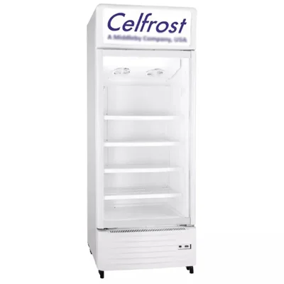 Celfrost 285 Ltr Upright Single Door Showcase Chiller, FKG 322 Dlx with 5 Years Warranty