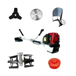 RBD Heavy Duty 50cc Sidepack Brush Cutter, 4 Stroke Engine With Tiller Attachment With 2 Years Warranty 