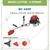Ralli BC-43SP, 35.8CC 4 Stroke Sidepack Petrol Brush Cutter | Efficient Grass Cutting Machine, 0.85 kW, 6500 RPM