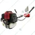 Balwaan Krishi BX-52, 2 Stroke 52cc Sidepack Brush Cutter Machine with Free Accessories for Agriculture and Gardening