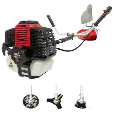 Balwaan Krishi BX-52, 2 Stroke 52cc Sidepack Brush Cutter Machine with Free Accessories for Agriculture and Gardening