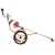 Heavy Duty Premium 2 Stroke 52 CC Trolley Plus Sidepack Operated 2 in 1 Brush Cutter For Grass, Crop & Weed Cutting