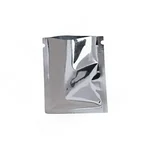 25gm, 3x4 Inch Silver 3-Side Sealed Pouch with Tear Notch For Packaging of Dry Fruits, Masala and Granules