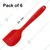 Pack of 6 Multipurpose 21cm Non-Stick Full Silicone Spatula For Cooking, Baking and Mixing, Size Small 