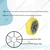 SP 3 Pcs Yellow Silicon Wheel for Band Sealer