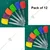  Silicone Spatula for Baking and Spreading Purpose (Pack of 12), No. 2 