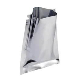 1000 Pcs 250 gm, 6x8 Inch Silver 3-Side Sealed Pouch with Tear Notch for Dry Fruits, Masala, Granules Packaging