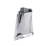 1Kg, 8x12 Inch Silver 3-Side Sealed Pouch with Tear Notch for Dry Fruits, Masala, Granules Packaging