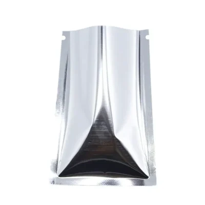 1000 Pcs 50 gm, 4x6 Inch Silver 3-Side Sealed Pouch with Tear Notch For Packaging of Dry Fruits, Masala, Granules 