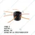 Simple Plastic Trimmer head for Petrol Brush Cutter, Suitable For Lawn & Grass Trimming